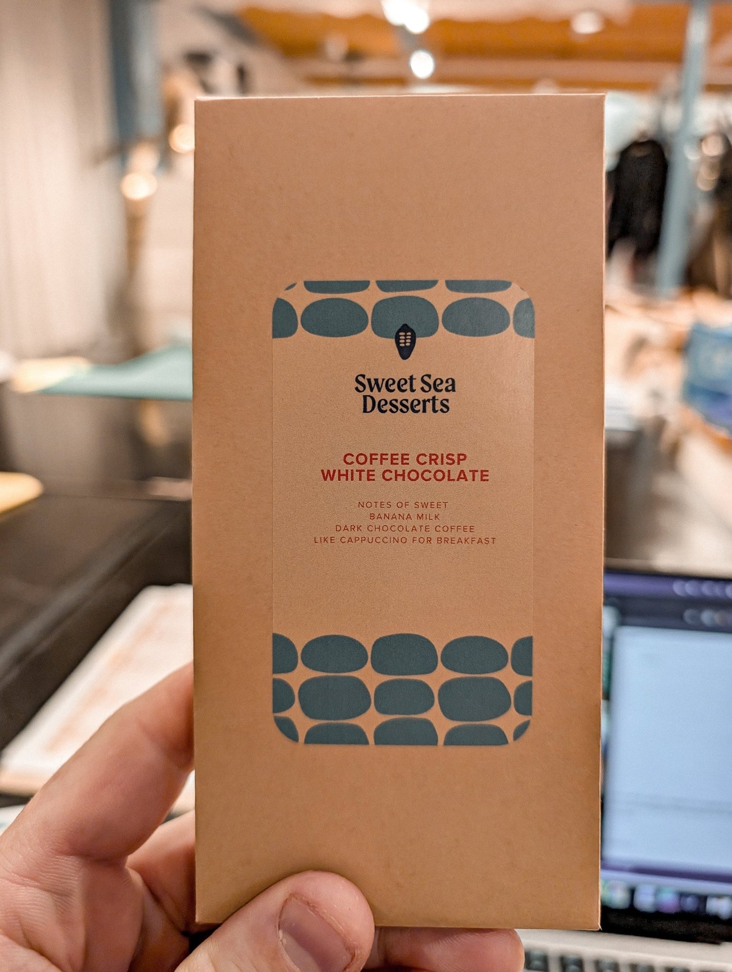 Coffee Crisp, 35% White - Sweet Sea Desserts