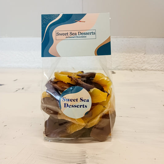 Dried Dark Chocolate Mangoes - Sweet Sea Desserts