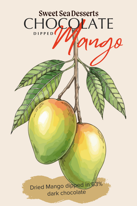 Dried Dark Chocolate Mangoes
